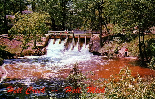 Hell - Old Postcard (newer photo)
